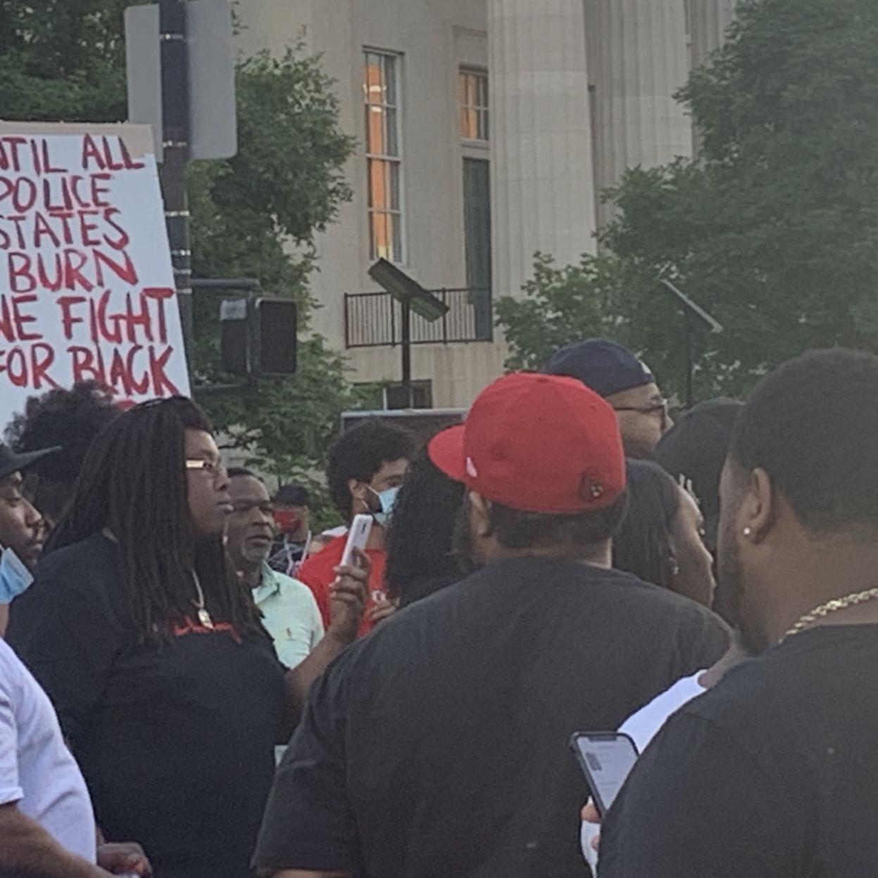 Protesters gather in downtown Louisville demanding justice for Breonna Taylor